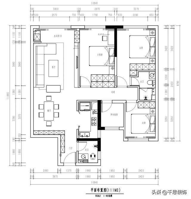 PP电子 PP电子平台装修案例 木饰面+格栅+岩板演绎多层次空间111㎡简而美气质住宅(图2)